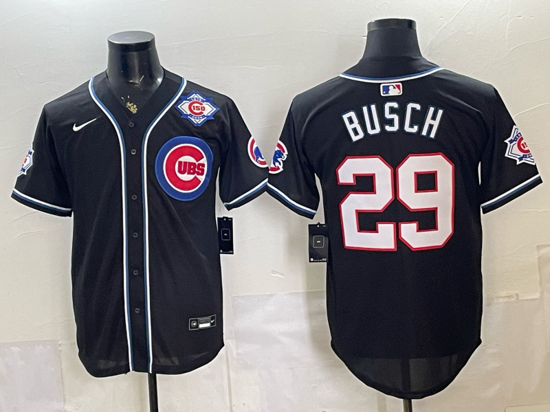 Men 2026 Chicago Cubs #29 Busch black Game Nike MLB Jersey 0528001->chicago cubs->MLB Jersey